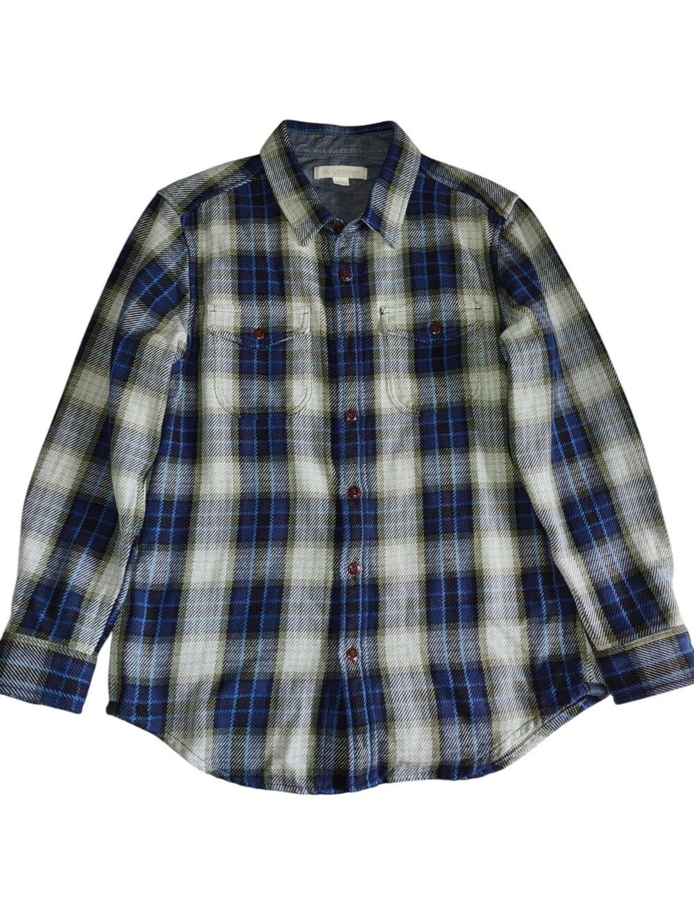 Outerknown Medium The Blanket Shirt Blue Plaid